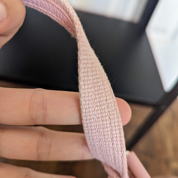 Vintage Dior Diorissimo Handbag with canvas beige and pink leather - Picture 11 of 16